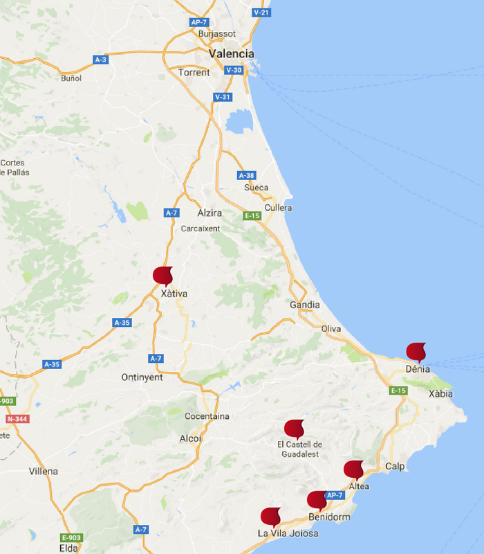 surrounding Valencia