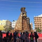 flower offering las fallas in valencia